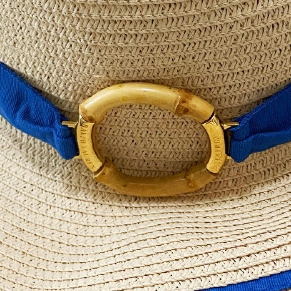 Lauren Ralph Lauren Wide Brim Strip Beach Sunhat main image 7